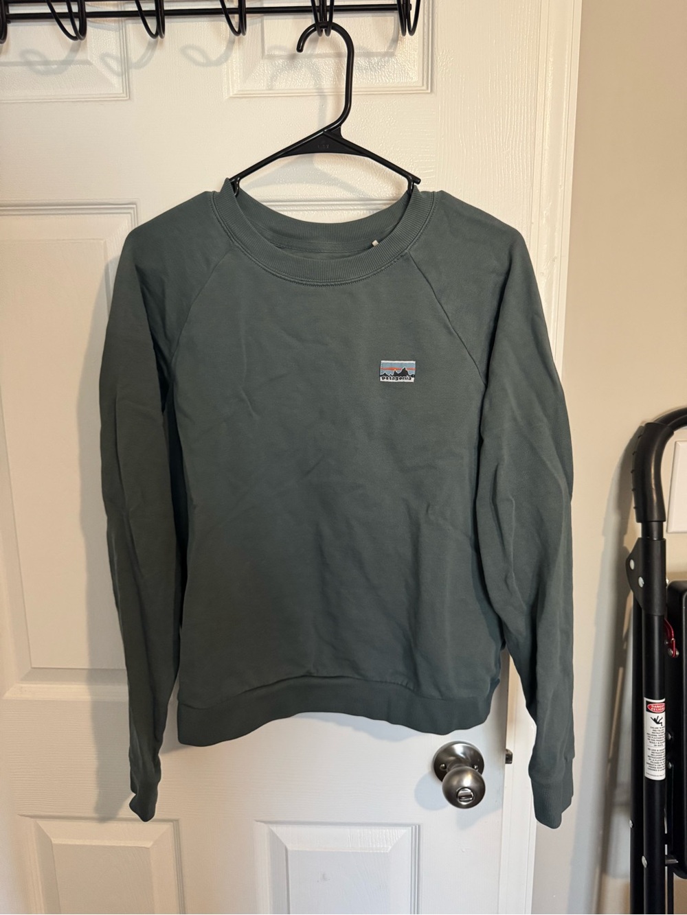 Patagonia Crewneck Sweatshirt - Slate Green/Forest Green
